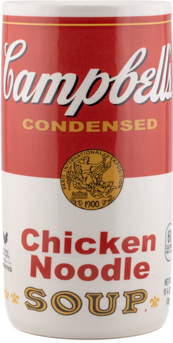 Aardewerk vaas Soup can