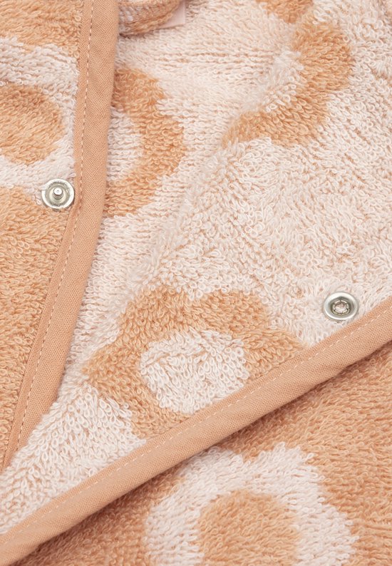 Jollein Badjas - 100% Badstof - 1-2 jaar - Jacquard - Flower van Merkloos — afbeelding 3