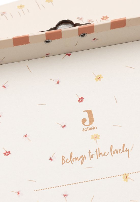 Jollein Speelkoffertje - Speelgoedkoffer - Pretty Picnic - 2 Stuks — afbeelding 2