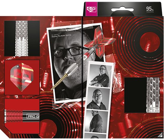 Target Stephen Bunting Gen 5 Swiss Point 95% - Dartpijlen - 22 Gram van Target — afbeelding 2