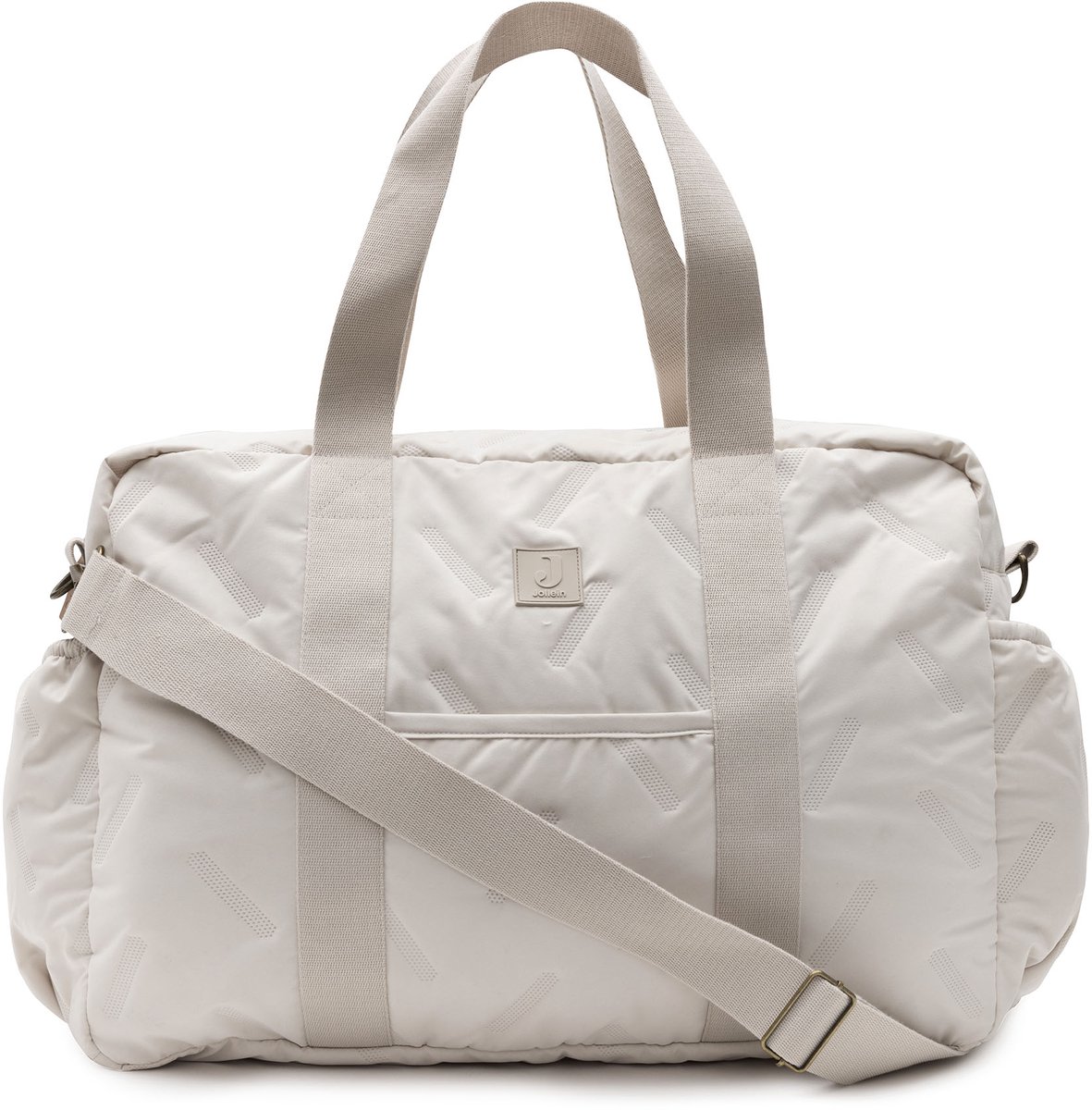 Jollein Luiertas - Embossed Lily - 100% Polyester - 42x30cm - Sand