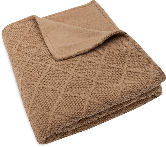 Jollein Winter Ledikant Deken Check Knit
