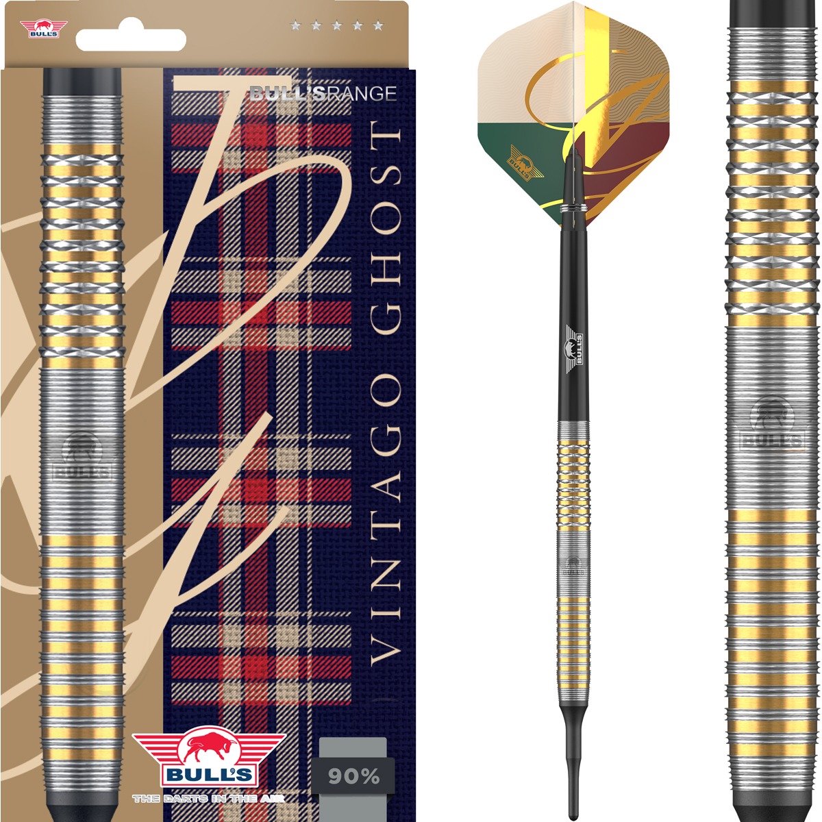 Bull's Vintago Ghost 90% - Soft Tip Darts