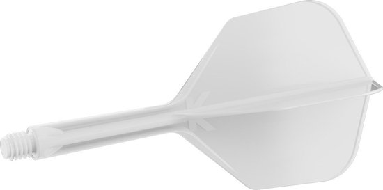 TARGET K-FLEX WHITE NO6 DART FLIGHTS/SHAFTS INTERMEDIATE van Target — afbeelding 3