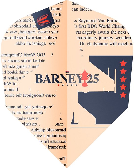 Target Barney25 3 Set Pro Ultra NO6 - Dart Flights van Target — afbeelding 3