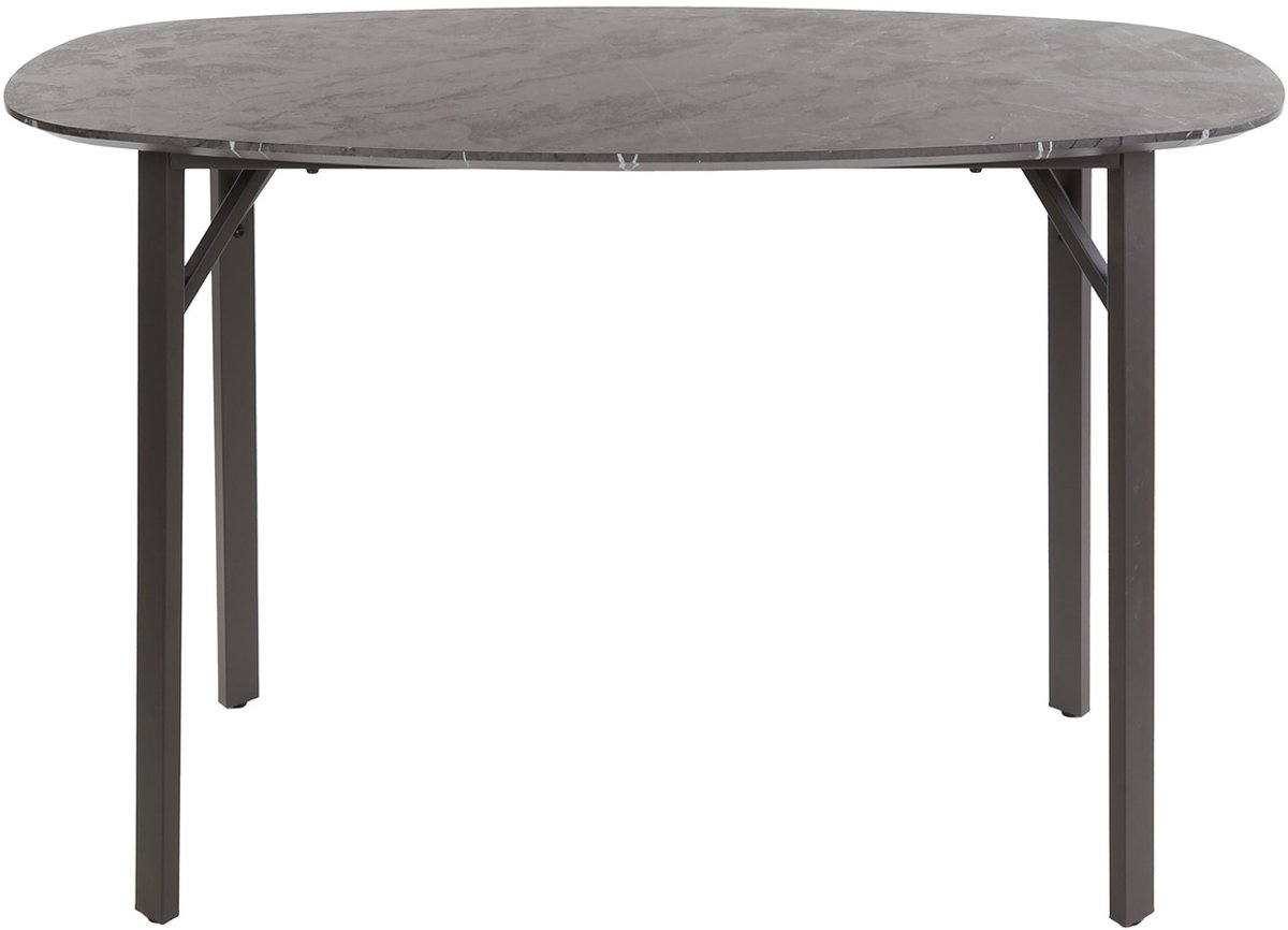 Giga Meubel Bartafel Deens Ovaal - Keramieklook - 140x75x92cm