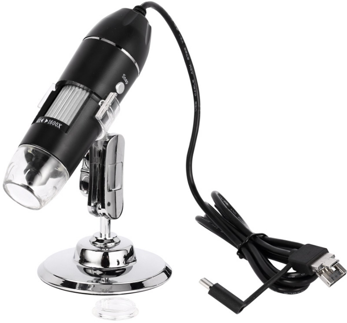 Draagbare 1000X elektronische microscoop met lichtregeling