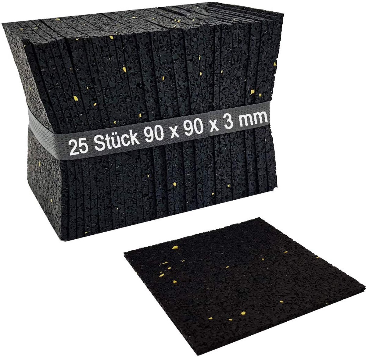 My Plast Rubberen terraspads voor terras, rubber, bouwbeschermingsmat voor dek, veranda, terras, patio, antislip - ShopVlot