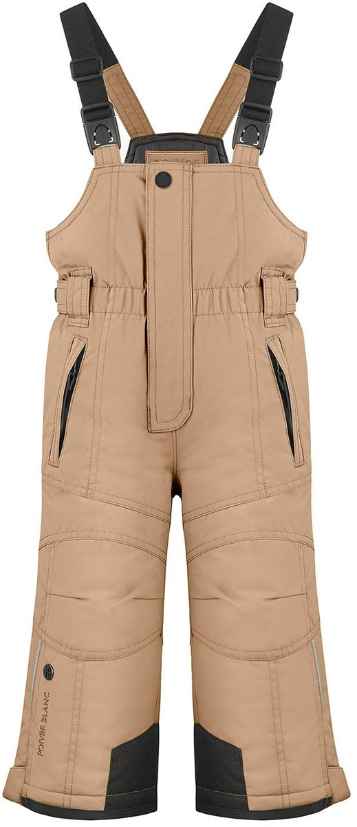 POIVRE BLANC - Ski Bib Pants - 7 - Almond Brown