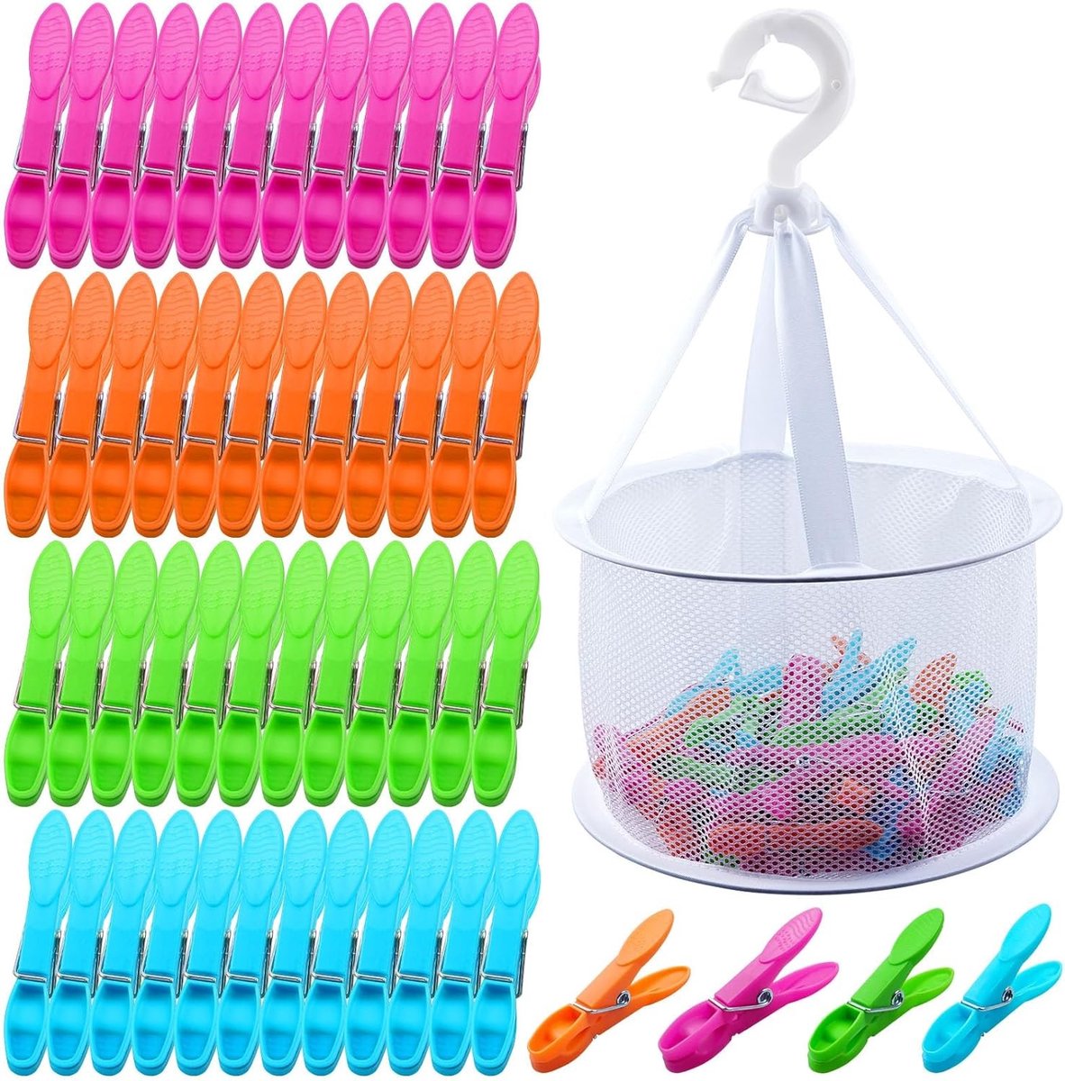 Kledingknijpers voor Binnen en Buiten, Duurzaam en Sterk, Perfect voor Droogrekken en Kledinghangers