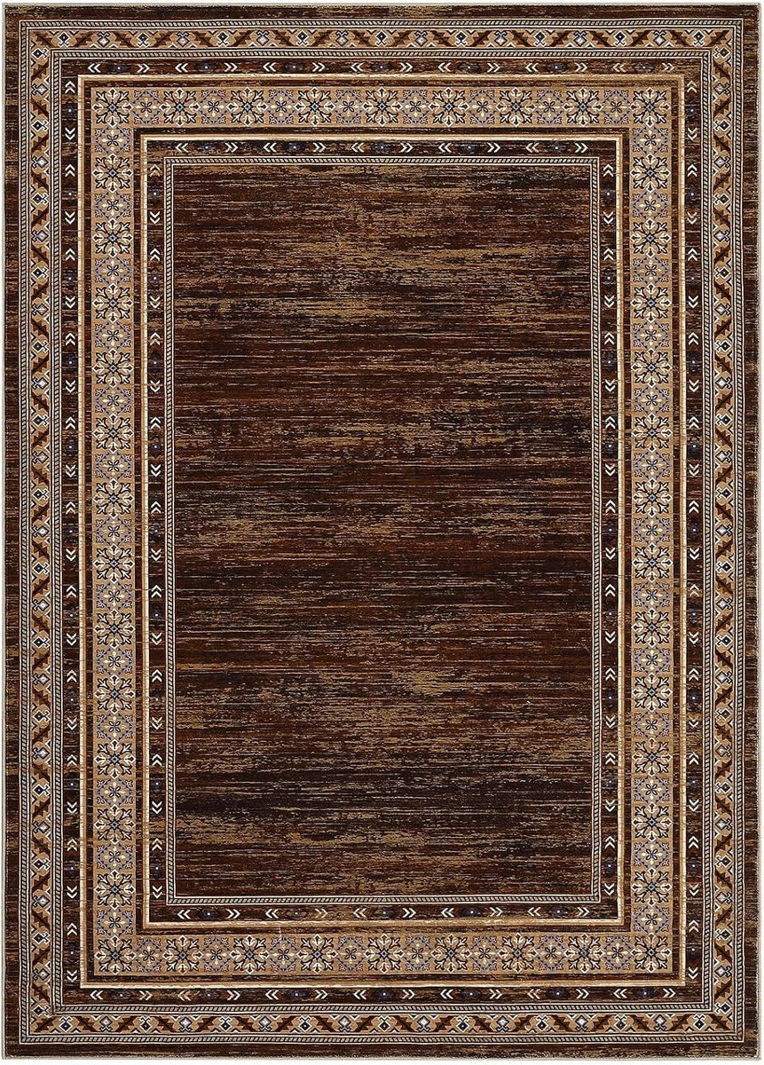 Vloerkleed Modern Roodbruin 160x230 cm Fluweel Pearl Velvet Opvouwbaar Woonkamer