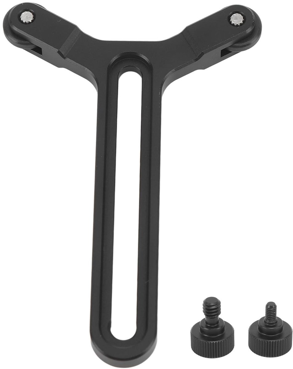 Dailygoods- Lenssteunbeugel Y-beugel met Dubbele Wielen - Lenssteunframe - Aluminiumlegering - Verstelbaar - Geschikt voor Ronin S/SC - Belastingsgewicht 5 kg - Lenssteun
