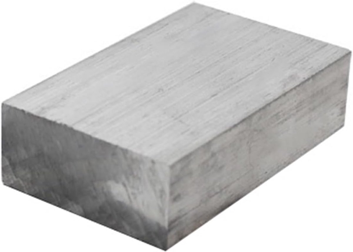 Aluminium Platte Balk - Aluminium Profiel - Constructie Materiaal - Hoge Hardheid - 12 x 60 x 350 mm - Aluminiumkleurig