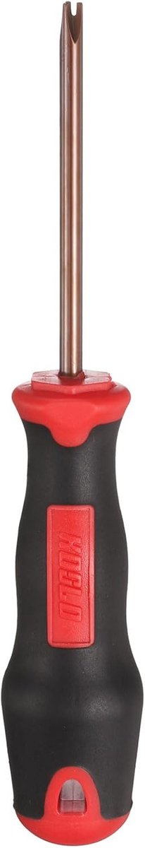 Schroevendraaier met drie vleugels - Magnetische schroevendraaier Precisie schroevendraaier - Reparaties uitvoeren - Magnetische punt - 180 mm - Roodbruin
