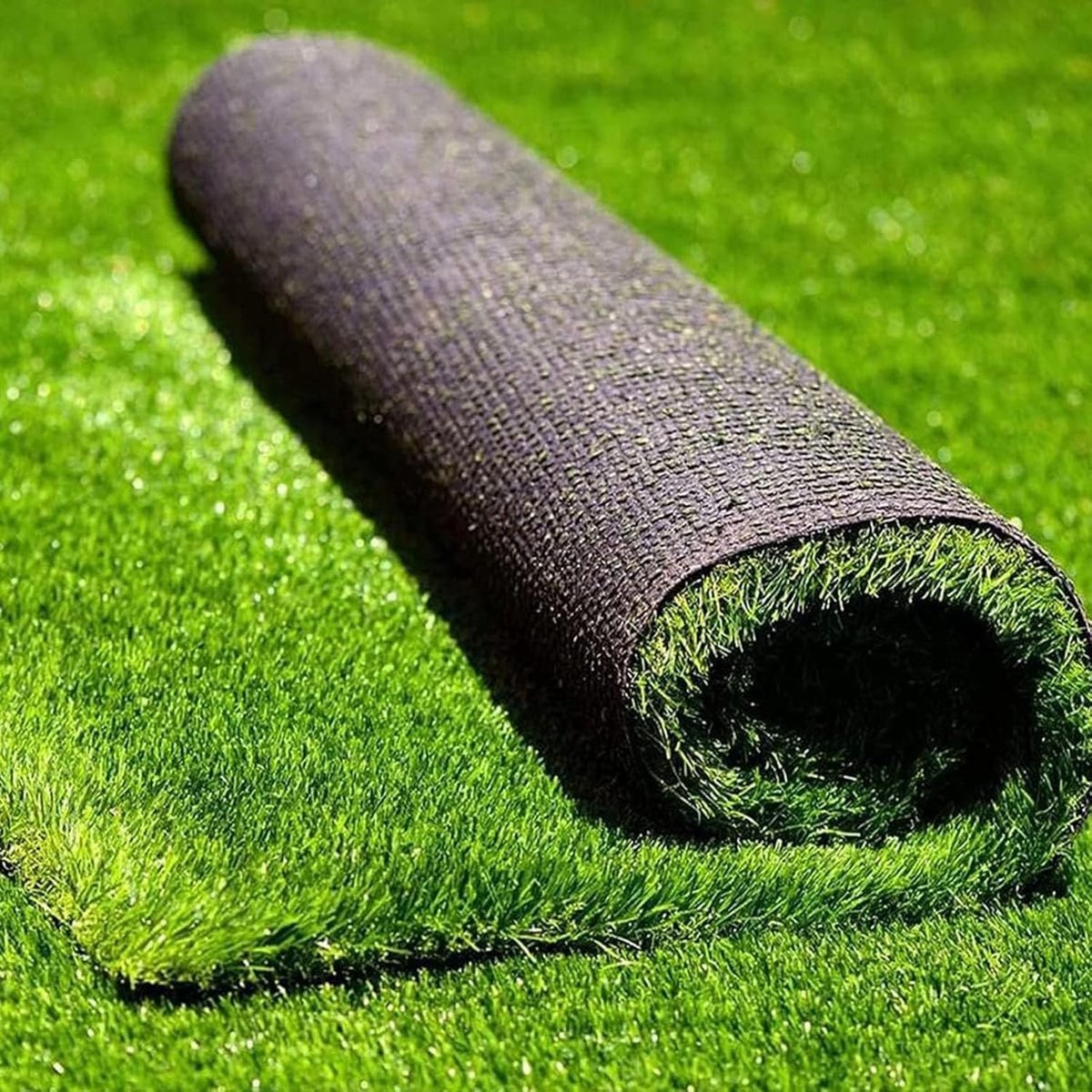 Kunstgras Rol - Nepgras Tapijt - Tuin Aankleden - Onderhoudsvrij Gazon - 2 x 1 m - Groen