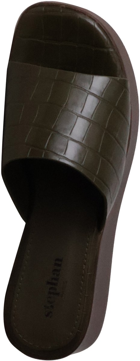 Sandalen met sleehak om aan te trekken