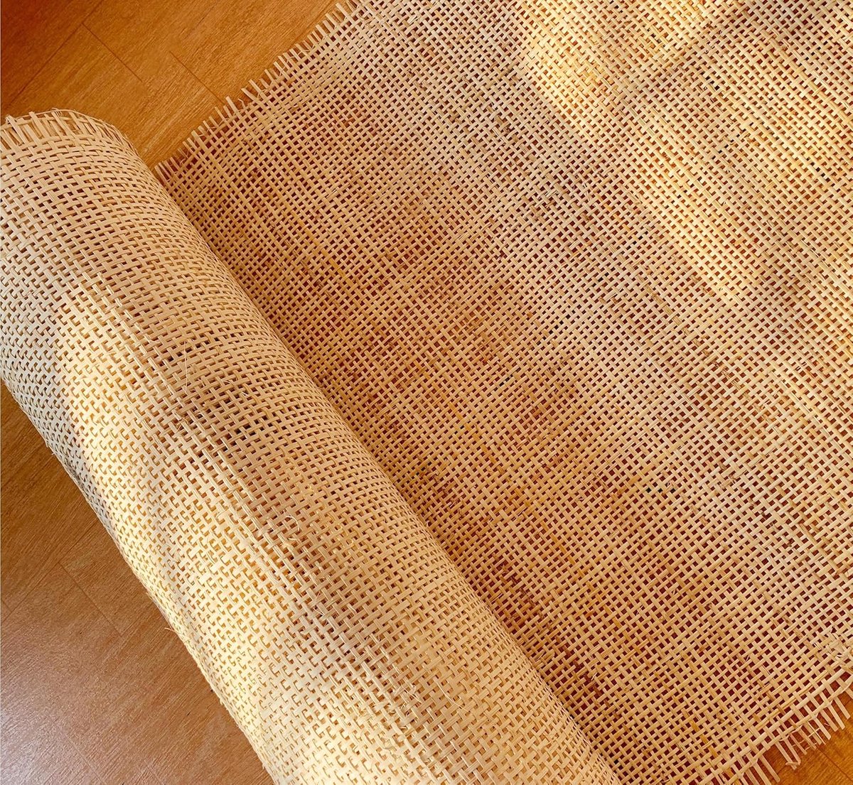 Rotan Rol - Rattan Band Vlechtwerk - Meubels Restaureren - Waterdicht Natuurlijk Materiaal - 60 cm x 4 m - Natuurlijk