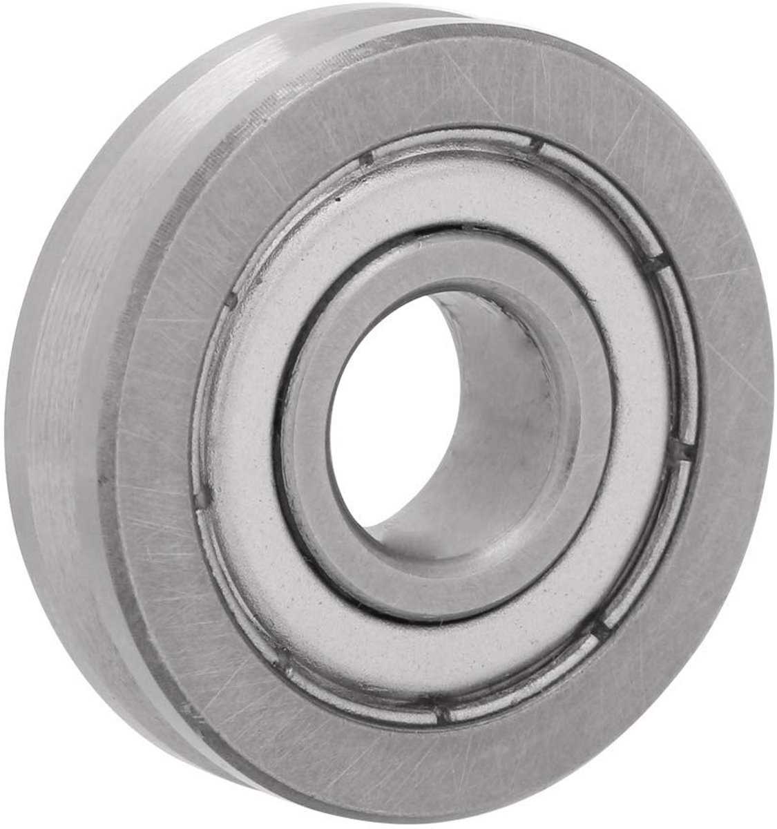 Dailygoods- V-groove lager 10x30x8mm - roestvrij staal - hoge precisie - schokbestendig - lange levensduur - corrosiebestendig