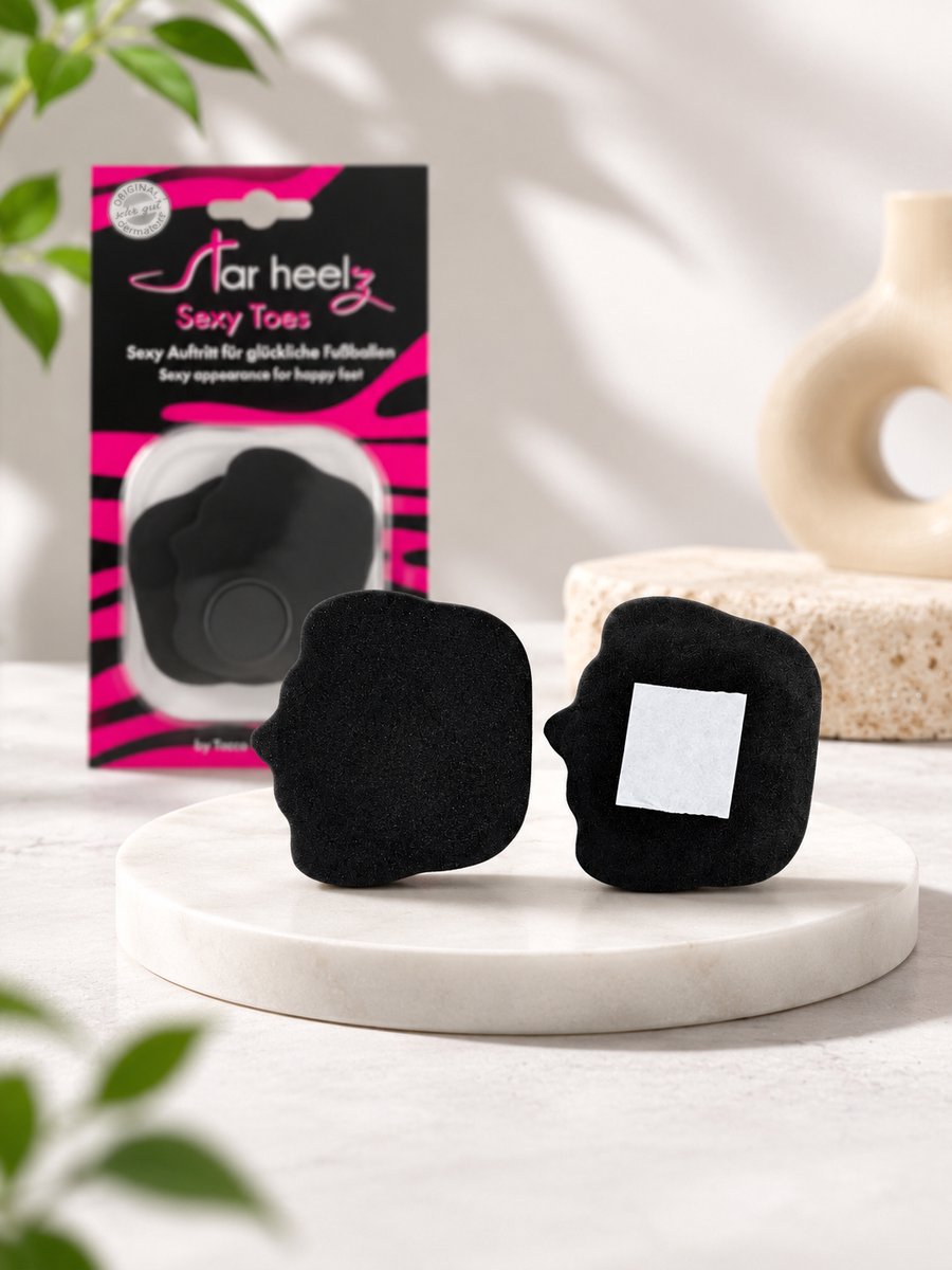 Tacco Star Heelz - Sexy Toes - Inlegzolen - Unisize - Zacht - Discreet - Antibacterieel - Schokdempend - Vrouwen/Dames - Hakken