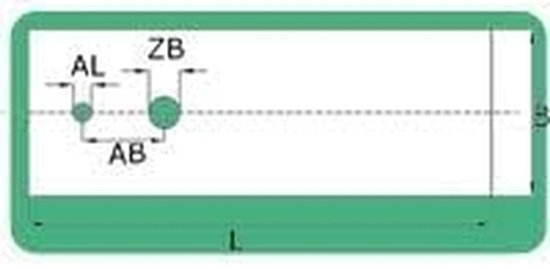 Dailygoods- Messen 4 x 17 cm - Gecertificeerd Staal - Scherp en Uitgebalanceerd - Compatibel met Stiga - Set van 2 - Inclusief Schroeven en Moeren - Grasmaaierbladen — afbeelding 4