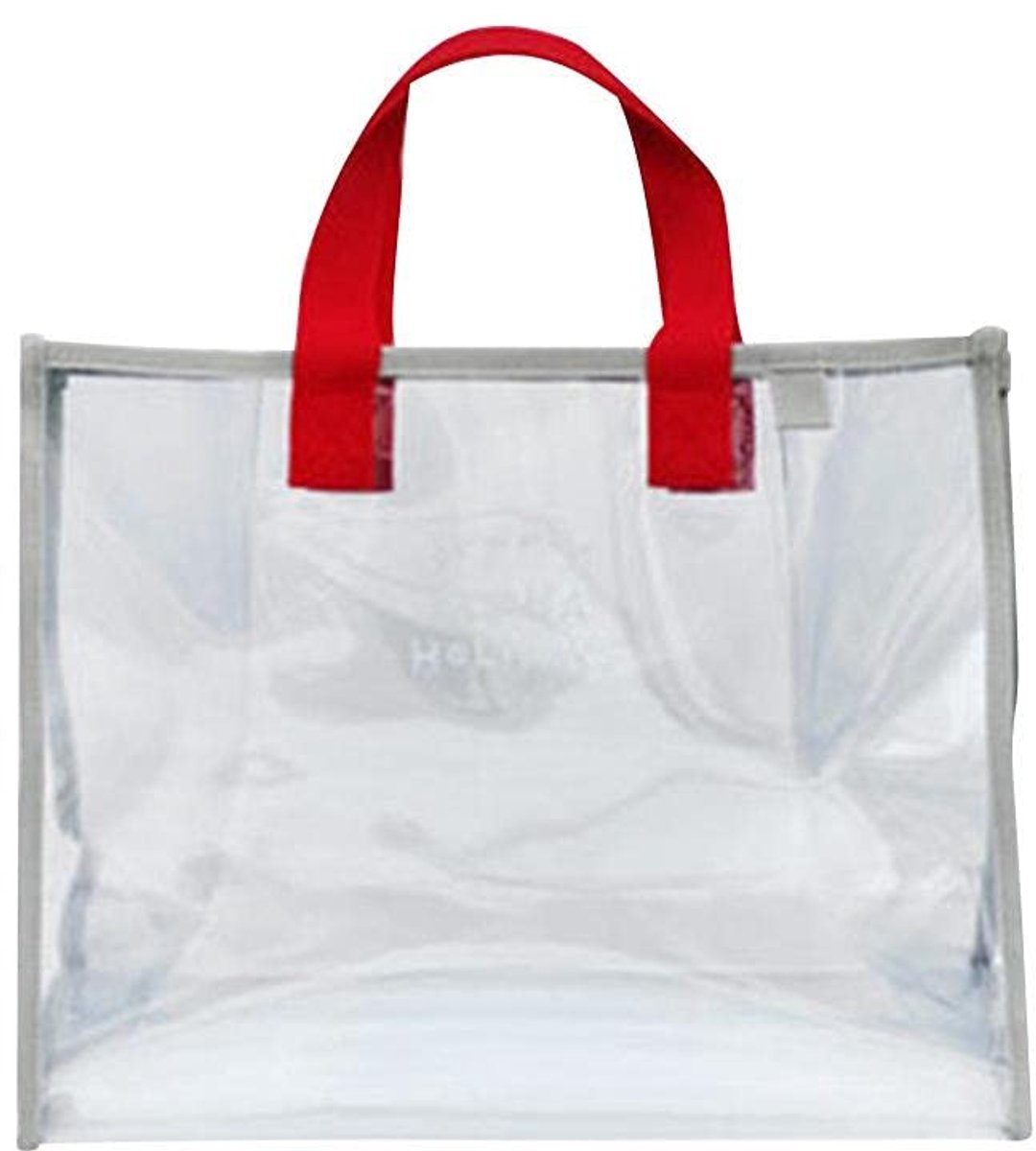 Dailygoods- Stranddraagtas Waterdicht - Grote Capaciteit - Transparant - Unisex - 35,5 x 28 x 15 cm - Lichtgewicht PVC - Zwemtas