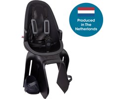 Qibbel Air Fietsstoeltje Achter Bagagedrager bevestiging - QuickConnect - Fietszitje - Midnight Black
