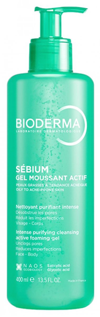 Bioderma Sébium Gel Moussant Actif 400 ml