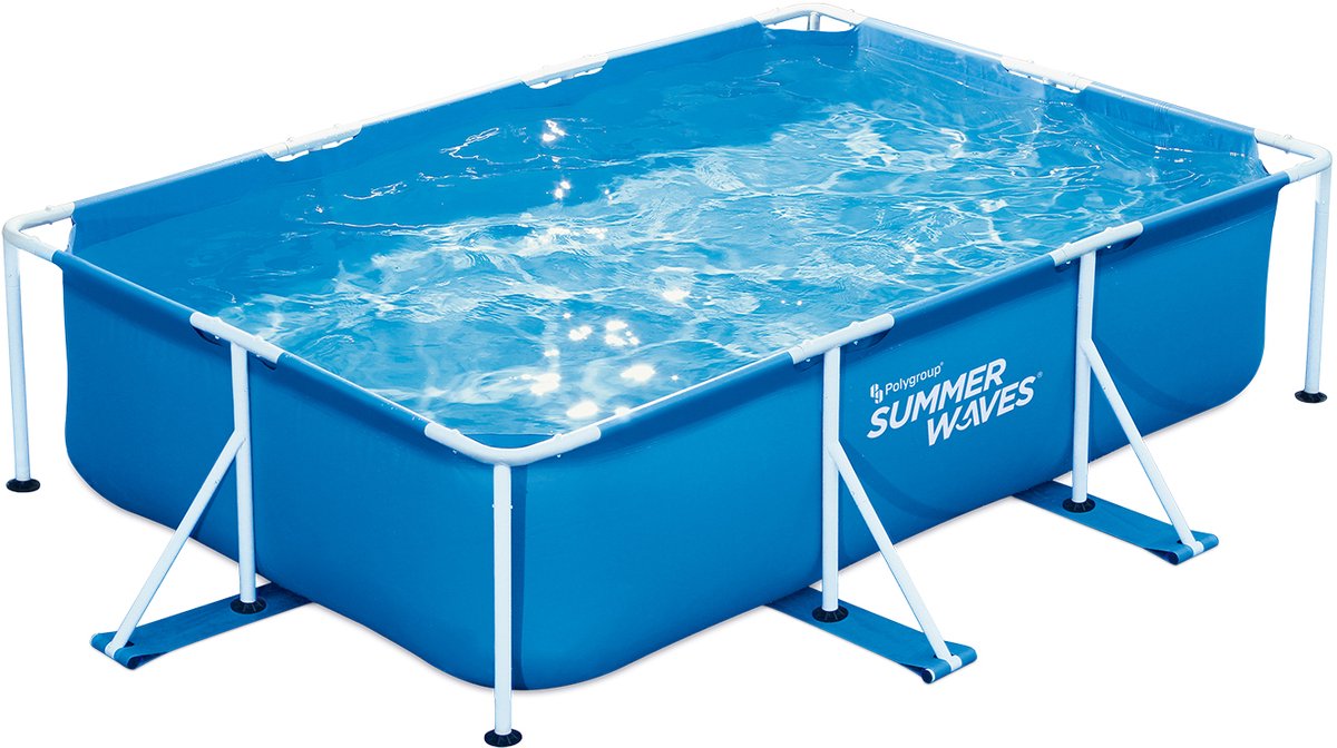 Bol.com Summer Waves Frame Zwembad Rechthoekig - 300 x 200 x 75 cm - zwembaden aanbieding