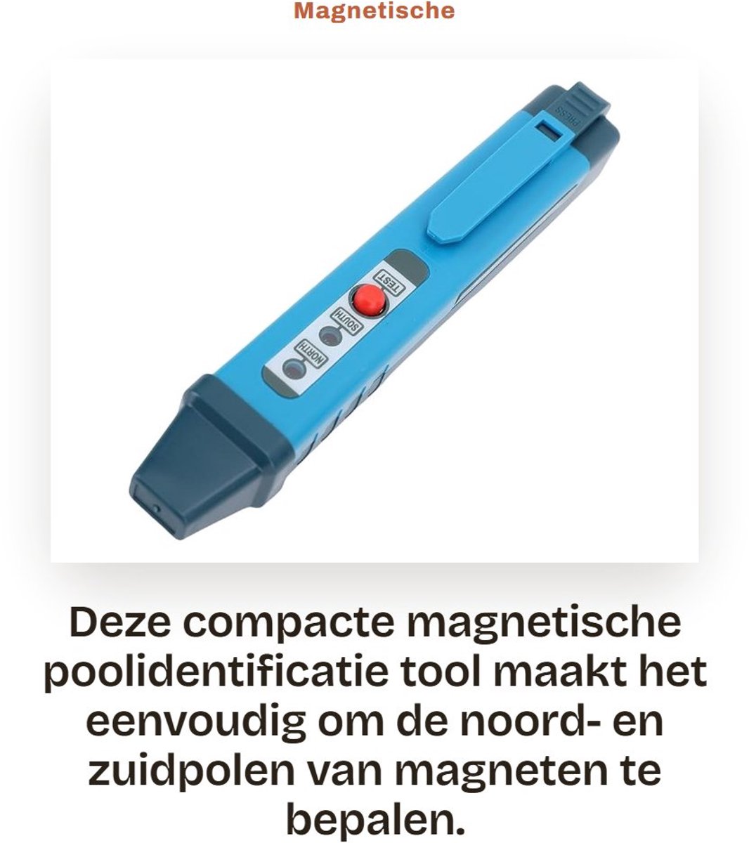Dailygoods - Magnetische Poolidentificatie Tool voor Efficiënte Magnetische Detectie