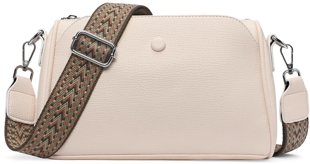 Dailygoods- Schoudertas Dames - Duurzaam Veganistisch Leer - Compact Formaat - Verstelbare Schouderriem - Ideaal voor Dagelijks Gebruik - Elegant en Lichtgewicht - Crossbodytas