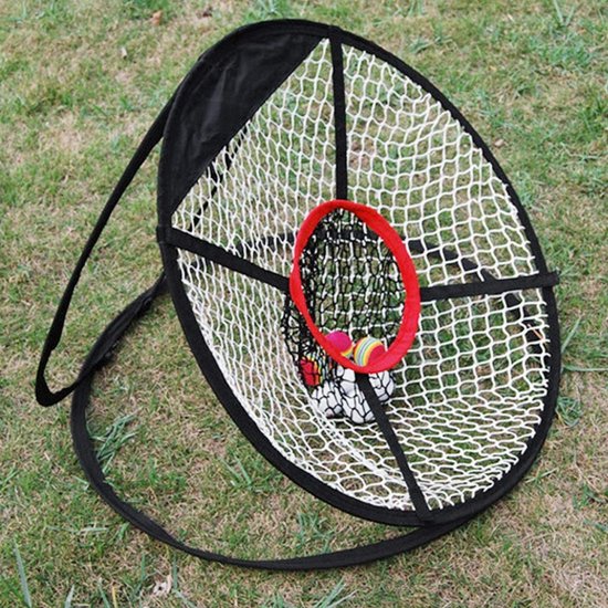 Dailygoods- Chipping Net - Twee lagen - Golf trainingsdoel - Indoor/Outdoor - Compact ontwerp - Hoogwaardig Oxford-doek - Golfnet van Dailygoods — afbeelding 4