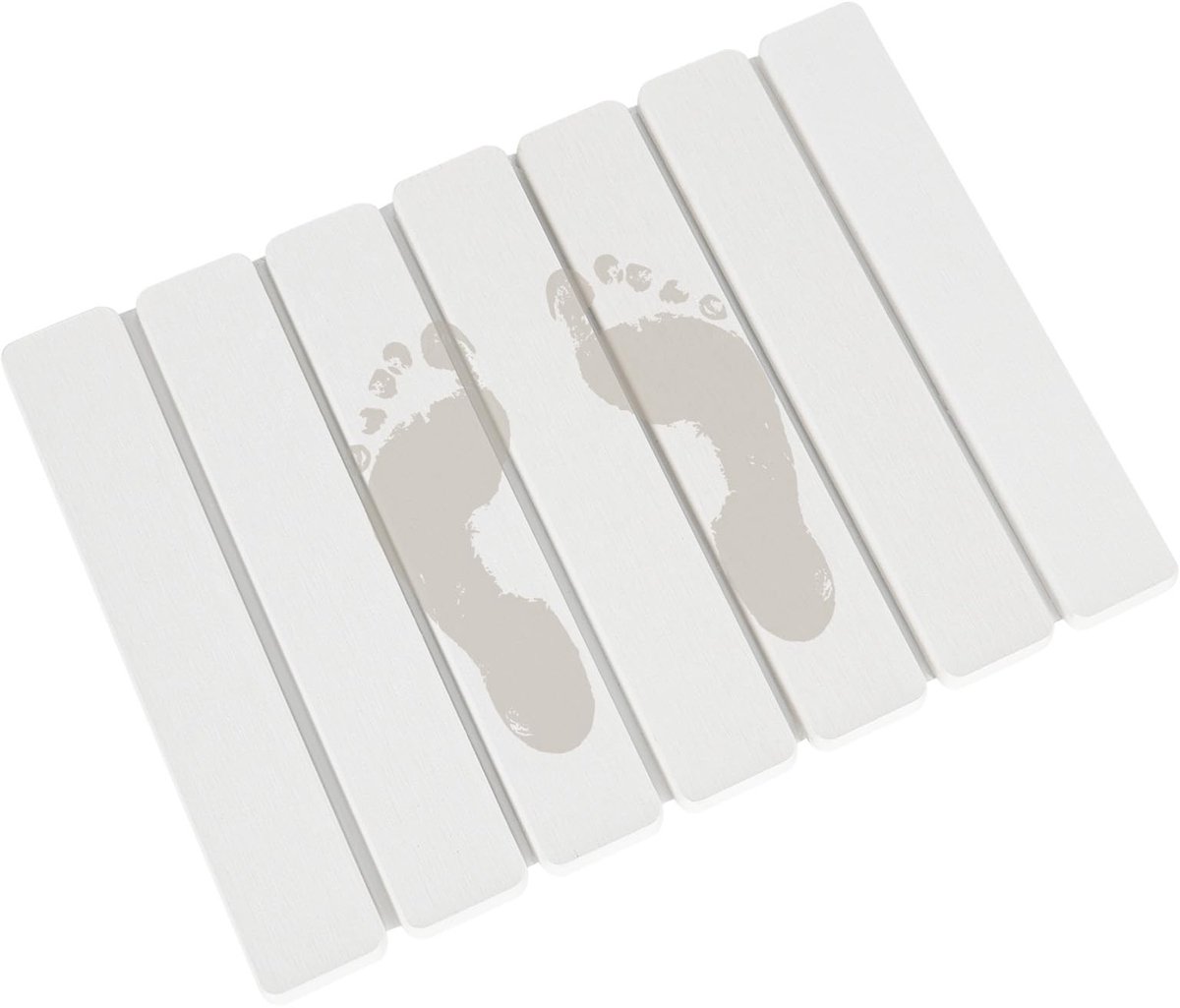 Dailygoods- Badmat opvouwbaar - Sneldrogende douchemat - Antislipmat - Absorberende badkamermat - Kiezelgoer - 40 x 30 cm