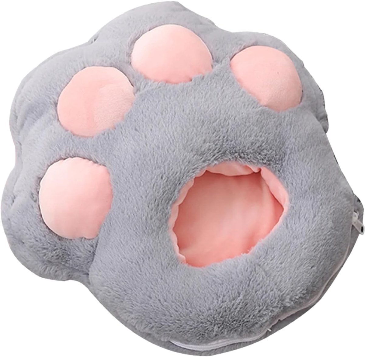 Voetenwarmer - Verwarmd kussen - Bureau comfort - Instelbare warmte - 414 gram - Grijs