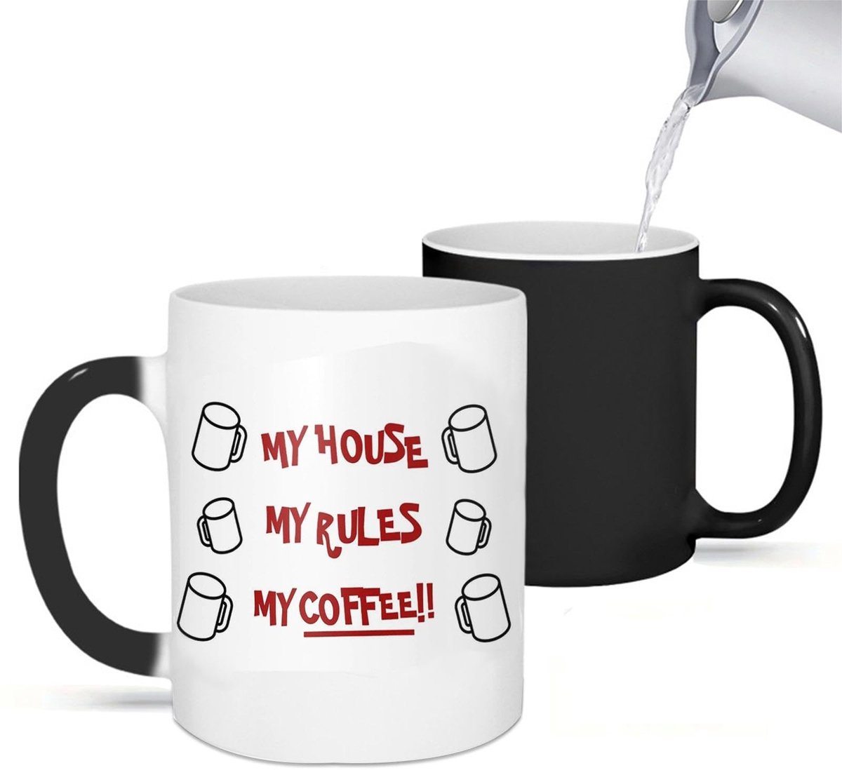 Dailygoody - Kleur veranderende koffiekopje - Temperatuurgevoelige