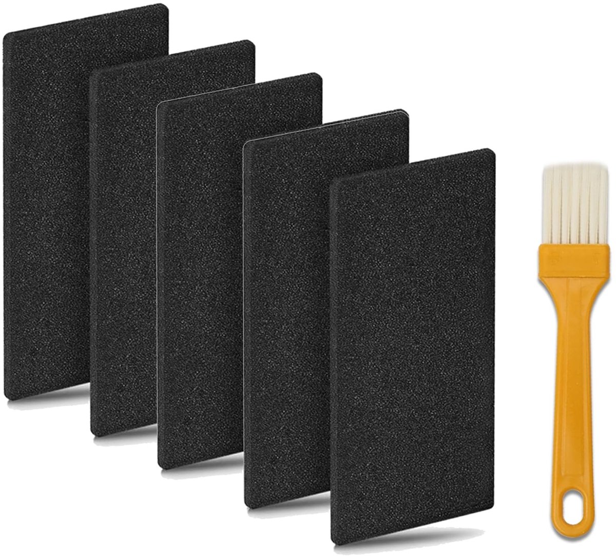 Dailygoods- Drogerfilterspons Herbruikbaar - Droger Filterelement - Duurzaam - Set van 5 - 225 x 107 x 8 mm - Compatibel met Meerdere Modellen - Drogerfilter
