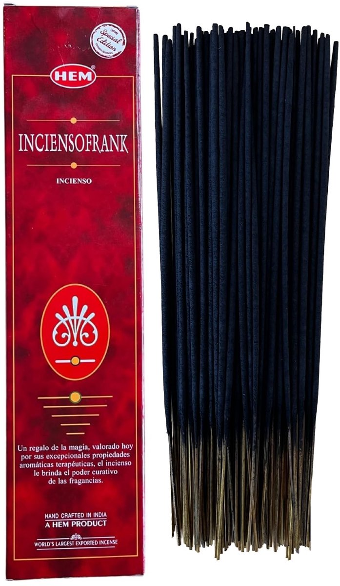 Dailygoods - Hem Frankincense Wierookstokjes - 100 g (80-90 stokjes) voor Meditatie en Yoga