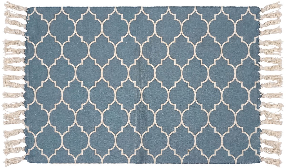 Clayre & Eef Vloerkleed Beige Katoen