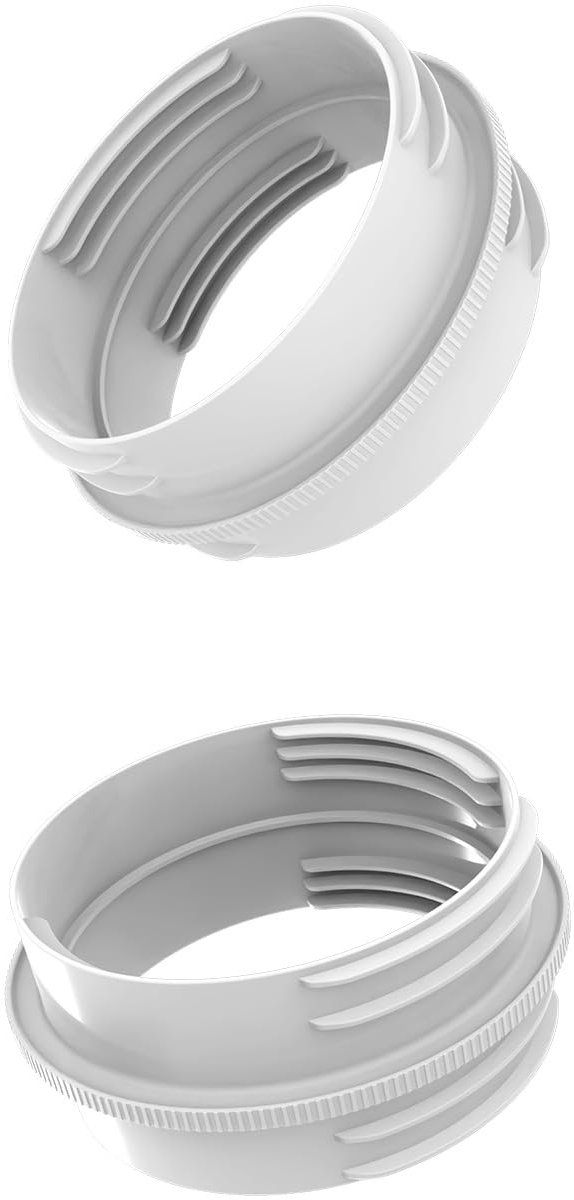 Namajunas - Slangkoppeling voor draagbare airco - Universele slangconnector voor airconditioning - Geschikt voor 5-inch en 5.9-inch slangen - Geschikt voor airconditioning, afvoerbuis en slangverlenging - Onderdelen voor airconditioners - 2 stuks