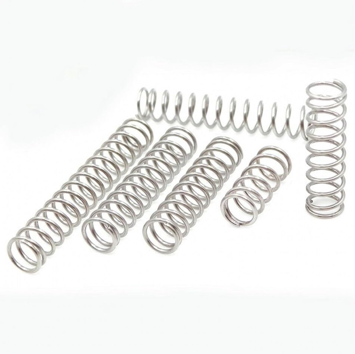 10 stuks Draad Diameter 0.5mm Rvs Kleine Drukveer OD 5mm/6mm/ 7mm/8mm/9mm/10mm/12mm/Lengte 10-50mm(40mm,6MM_0.5MM)