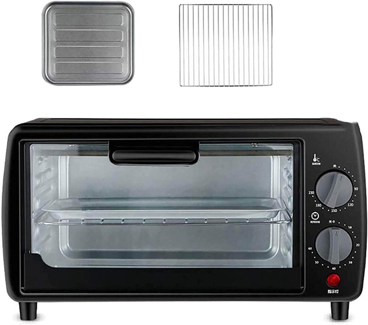 Mini Oven Compacte Keukenoven Snel Gerechten Bereiden Energiezuinig Ontwerp 9L Capaciteit Zwart