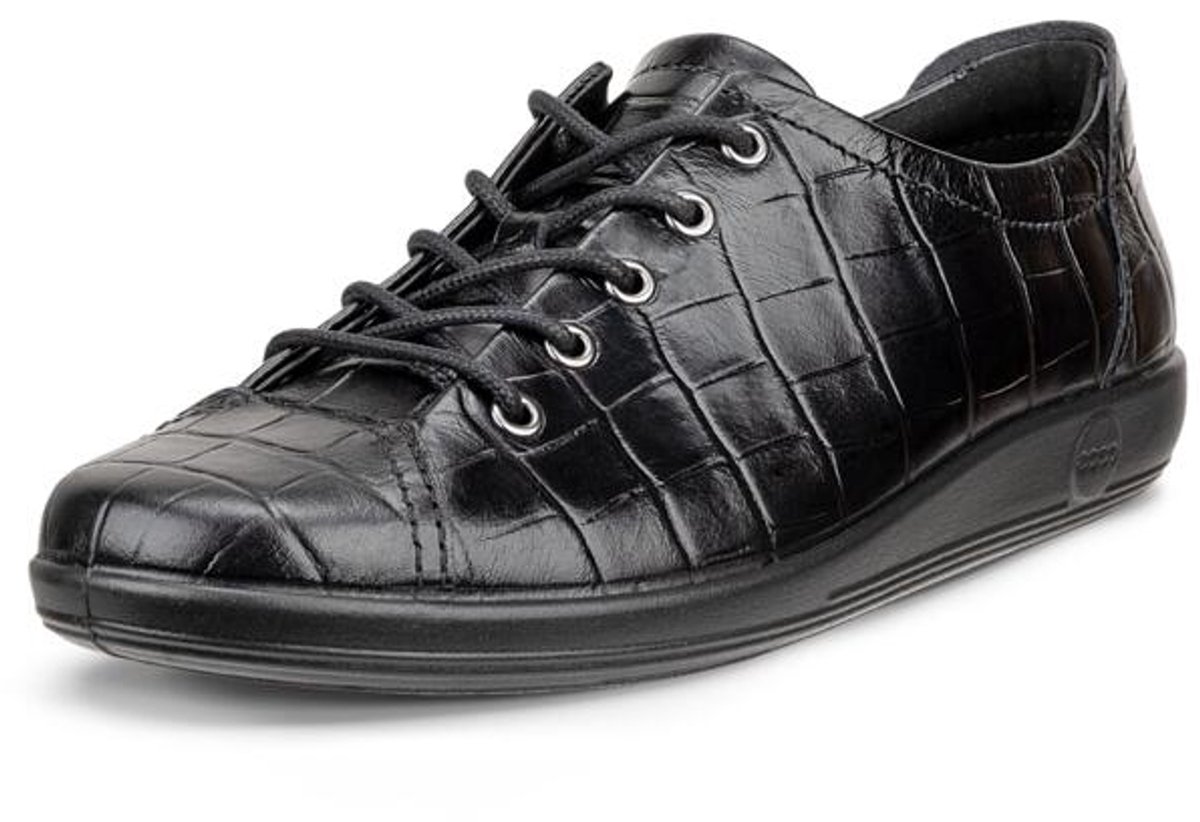 ECCO ECCO SOFT 2.0 Dames Veterschoenen - Zwart
