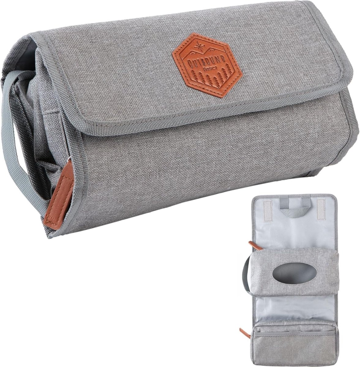 Luiertas Organizer - Luier Clutch - Organisatie en Reizen - Drievoudig Ontwerp - 254 x 127 cm - Grijs