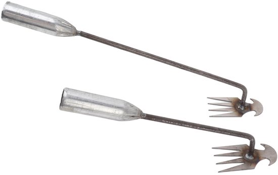 Dailygoods- Wieden Tool - Onkruidborstel - Onkruidtrekker - Draagbare Handschoffel - 4 Tanden - Lange Handgreep - Onkruidverwijderaar van Dailygoods — afbeelding 5