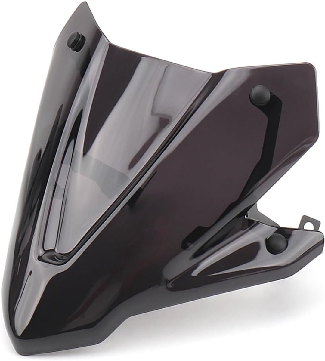 Motor Windscherm - Vizier Schild - Comfortabele Rit - Vermindert Windgeruis - 780 g - Rookzwart