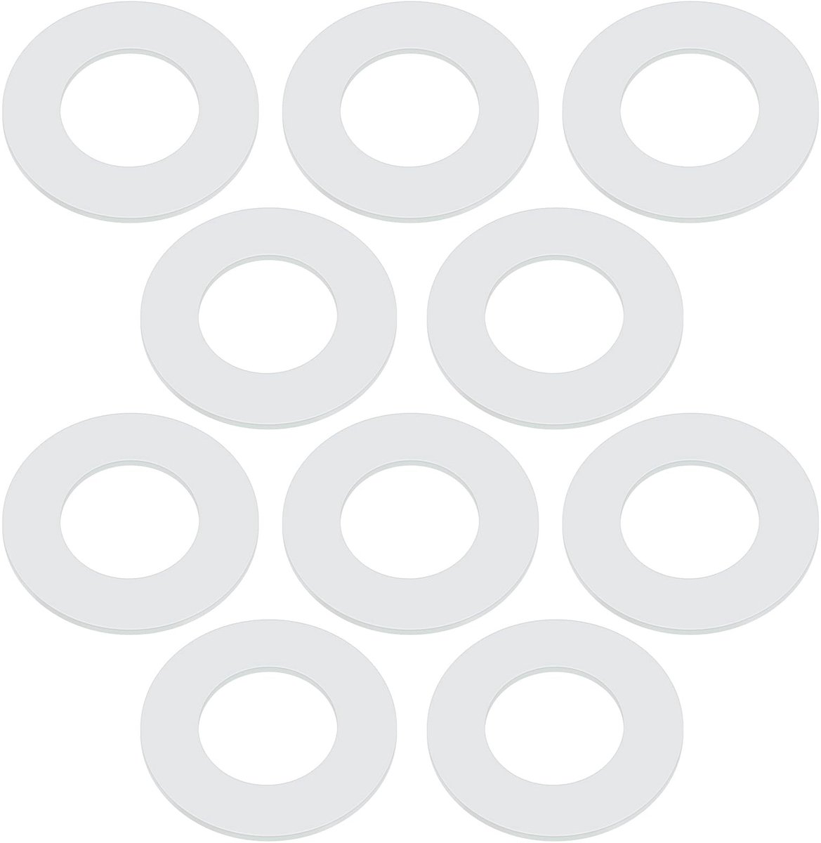 Dailygoods - Zaagblad Boring Bus Reducering - Stalen Adapter Ring - 30x16mm - Voor Cirkelzaagbladen - Houtbewerking - 10 Stuks
