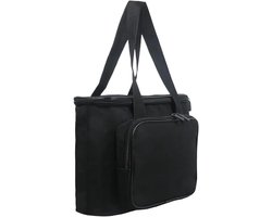 Koffiezetapparaat Tas - Draagbare Opbergtas - Reizen en Outdoor - Schokabsorberende Bescherming - 29x24x12cm - Zwart