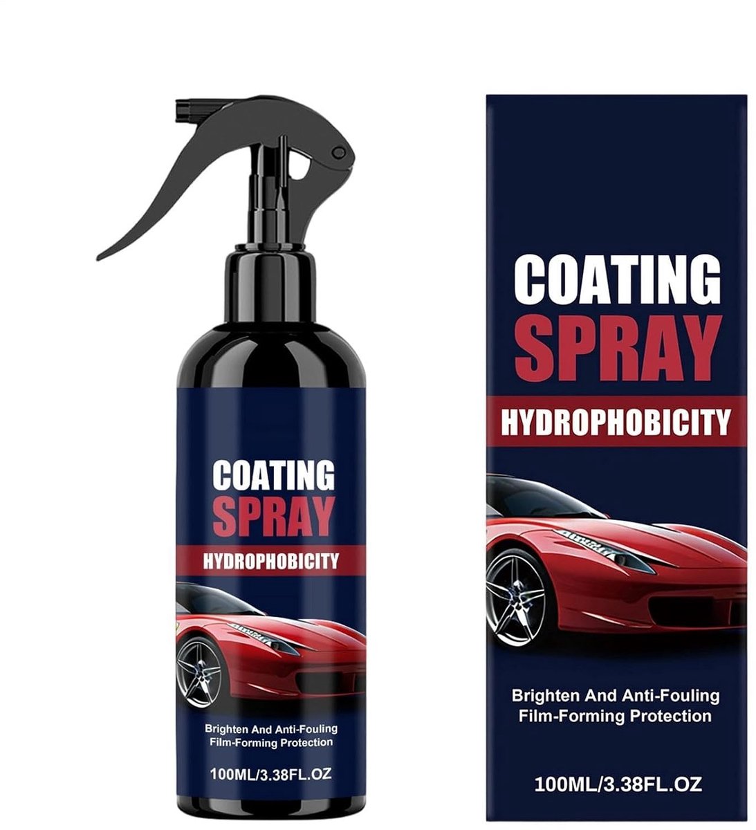Auto Coating Spray - Glans Bescherming - Voertuig Onderhoud - Waterafstotende Nanotechnologie - 100 ml - Hoogglans