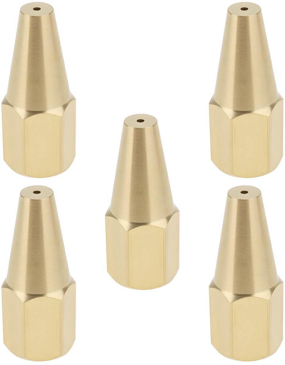 Dailygoods - Set van 5 Acetyleen Lassen Spuitpistool Nozzles 0.5mm