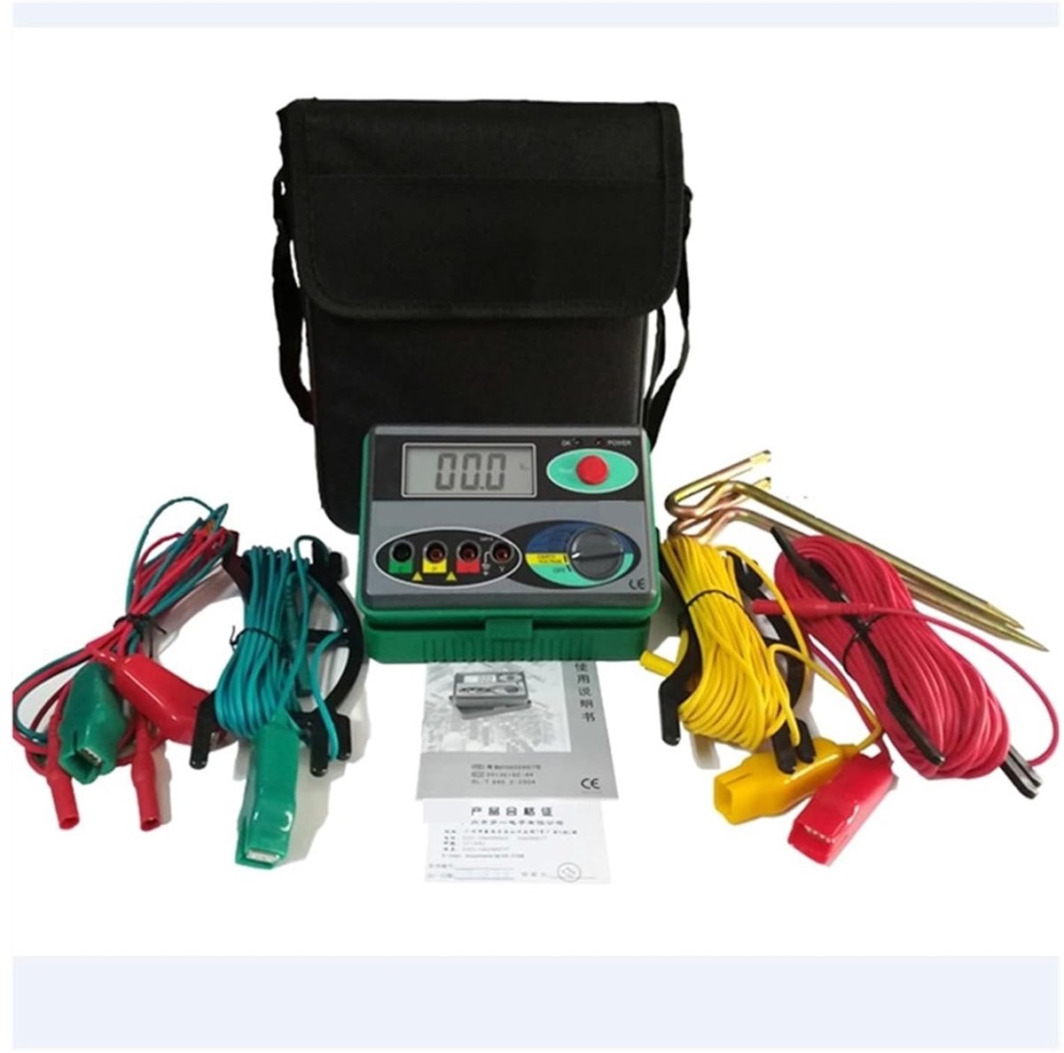 Isolatietester - Aardweerstandsmeter - Elektrisch Testen - Hoge Nauwkeurigheid - 0-2000 Ohm - One Color