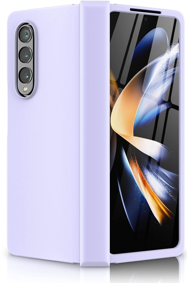 Dailygoods - Samsung Galaxy Z Fold 5 Hoes - Inklapbare Flipcase, Paars